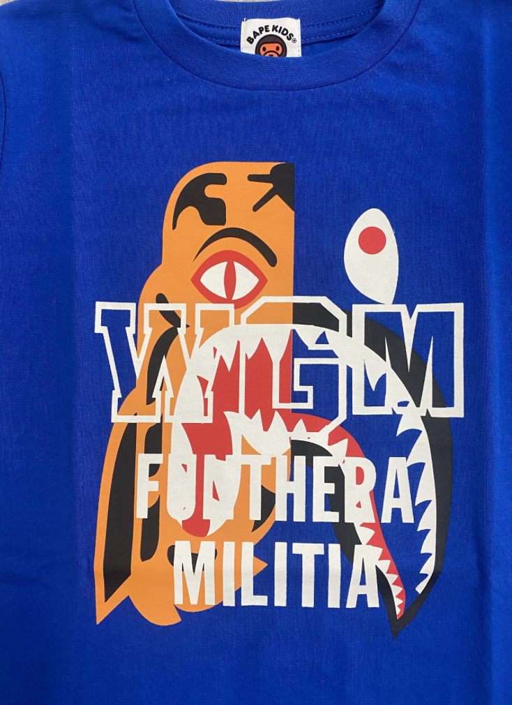 Bape Tiger Shark Funthera Militia T-Shirt – Little Image Kids Clothing
