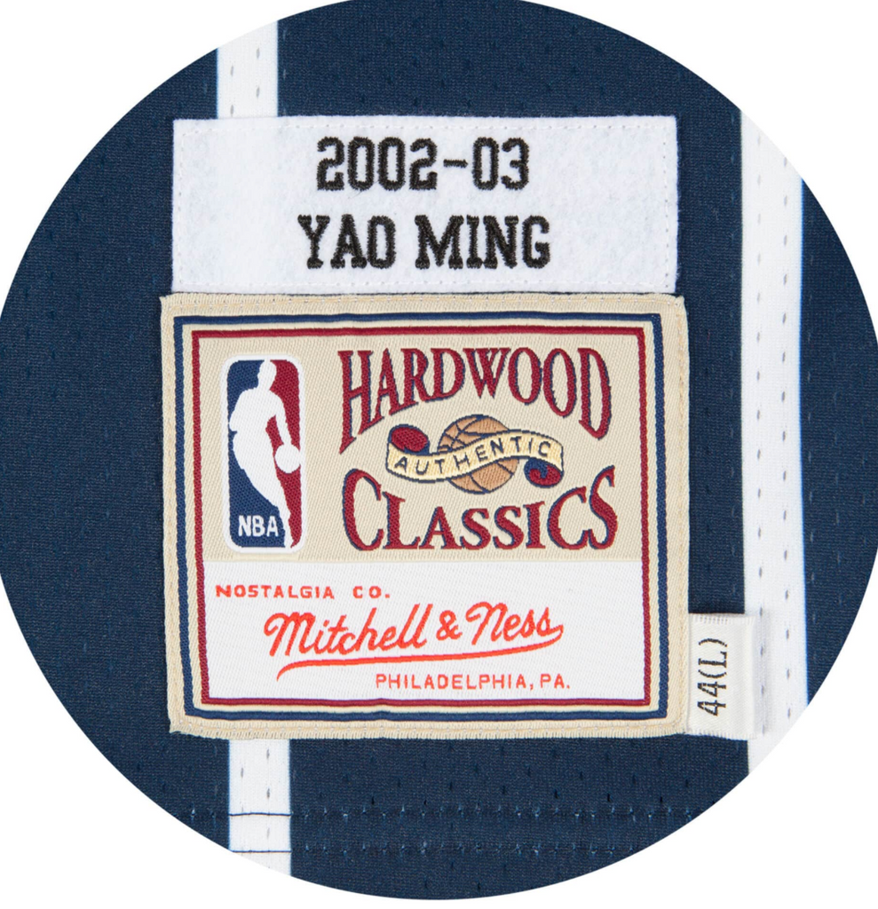 Yao Ming Houston Rockets Mitchell & Ness 2002-03 Hardwood Classics