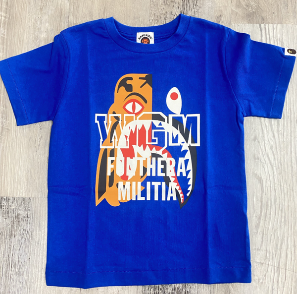 Bape A Bathing Ape WGM Funthera shops Militia T-Shirt.