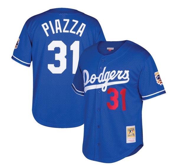 Mitchell & Ness MLB Los Angeles Dodgers Button Front Jersey